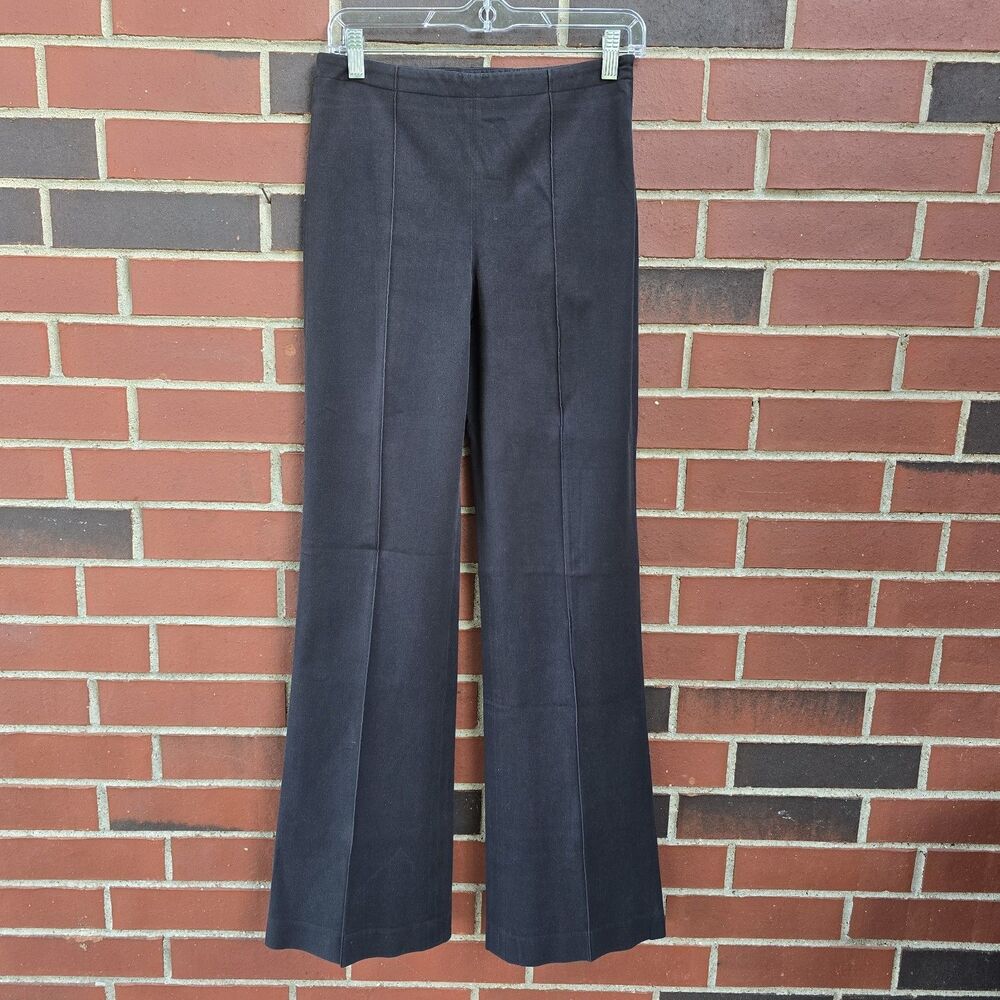Theory Dress Pants Size 4 Cotton Elastane Black Made In USA